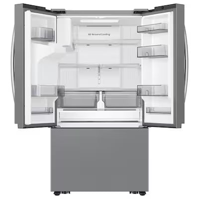 Samsung Counter-Depth Sphere Ice 26-cu ft 3 -Door 36-in Wide with Dual Ice Maker ( Fingerprint Resistant Stainless Steel ) ENERGY STAR Certified Model# RF70F27SER
