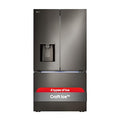 LG Counter-Depth 4 Types of Ice 25.5-cu ft 3 -Door 36-in Wide with Dual Ice Maker ( PrintProof Black Stainless Steel ) ENERGY STAR Certified Model# LRYXC2606D