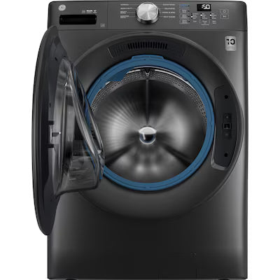 GE UltraFresh Vent System Stackable Large ( 4.6-cu ft ) Front-Load Washer ( Carbon Graphite ) Model# GFW350SPYDS