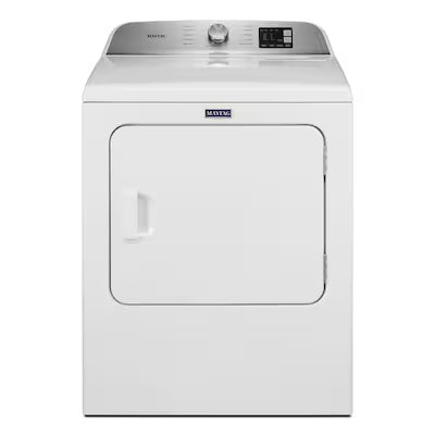 Maytag 7.0-cu ft Vented Electric Dryer ( White ) Model# MED6200KW A14-36