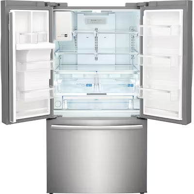 Frigidaire Gallery Standard-Depth 27.8-cu ft 36-in Wide French Door with Dual Ice Maker ( Fingerprint Resistant Stainless Steel ) ENERGY STAR Certified Model# GRFS2853AF A13-46