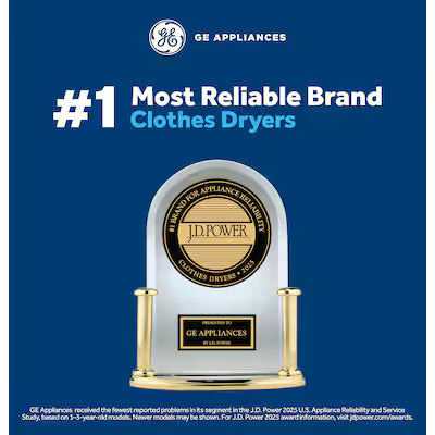 GE 7.8-cu ft Stackable Vented Electric Dryer with Steam Cycle ( Carbon Graphite ) Model# GFD65ESPVDS