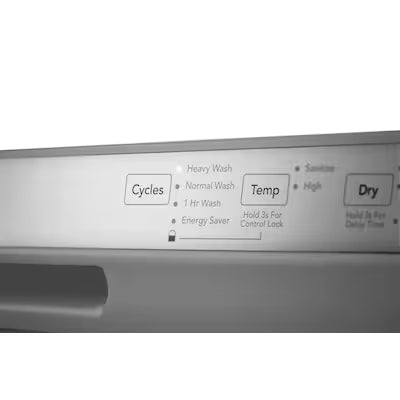 Frigidaire 24-in Front Control Built-in Dishwasher ( Stainless Steel ) , MaxDry , 54-Decibel Model# FDPC4314AS