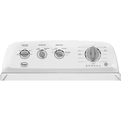 Roper by Whirlpool High Efficiency Agitator Large ( 3.8-cu ft ) Top-Load Washer ( White ) Model# RTW3005TW A13-07