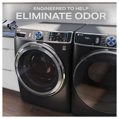 GE Profile UltraFresh Vent System High Efficiency Stackable Extra Large ( 5.3-cu ft ) Front Load Washer ( Sapphire Blue ) Model# PFW870SPVRS A12-52