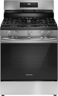 Frigidaire 30" 5 Burner Freestanding Gas Range in Stainless Steel with Quick Boil and Steam Clean ( Stainless Steel ) Model# FCRG3062AS