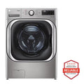 LG TurboWash High Efficiency Stackable Large ( 5.2-cu ft ) Front-Load Washer with Steam Cycle ( Graphite Steel ) Model# WM8980HVA