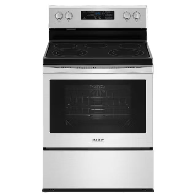 Crosley Professional 30 in. Self-Cleaning Electric Range with Air Fry & Convection – Stainless Steel