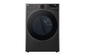LG TrueSteam 7.4-cu ft Stackable Vented Gas Dryer with Steam Cycle ( Black ) Model# DLGX4081B