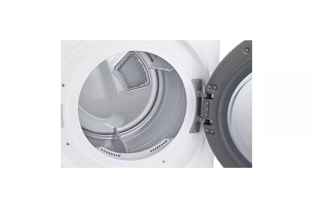 LG TrueSteam Smart Wi-Fi enabled 7.4-cu ft Stackable Vented Gas Dryer with Steam Cycle ( White ) Model# DLGX4081W