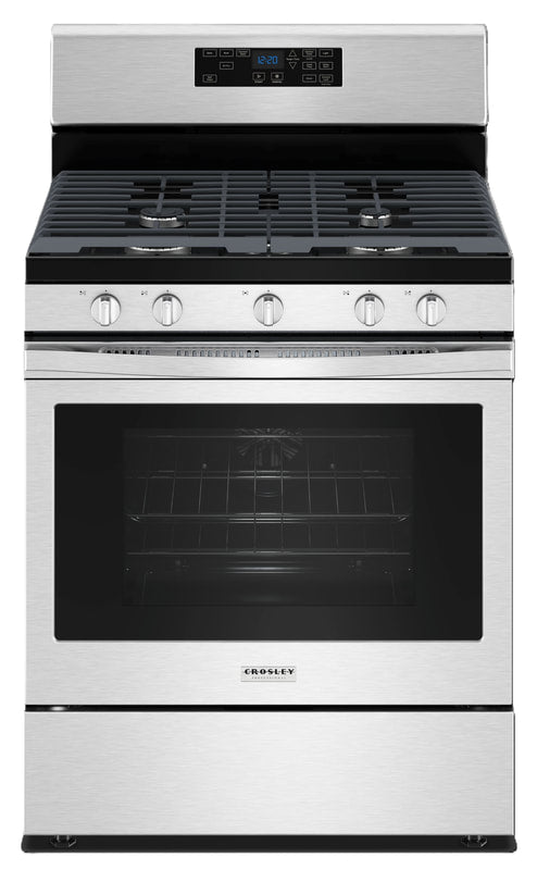 Crosley Professional 30 in. Self-Cleaning Gas Range with Air Fry & Convection – Stainless Steel